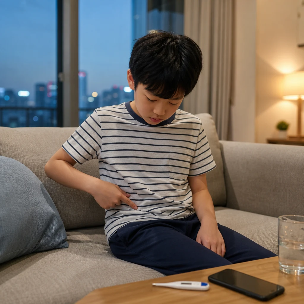 아이 오른쪽 아랫배가 아픈데 인천소아과부터 가도 될까요? 대표 이미지